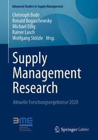 Abbildung von: Supply Management Research - Springer Gabler