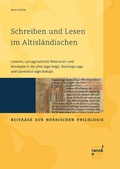 Cover: Schreiben und Lesen im Altisl&auml;ndischen - Narr Francke Attempto Verlag