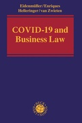 Cover: COVID-19 and Business Law - Hart Publishing