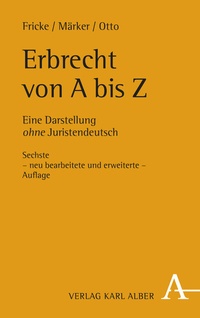 Abbildung von: Erbrecht von A bis Z - Karl Alber Verlag