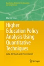Cover: Higher Education Policy Analysis Using Quantitative Techniques - Springer