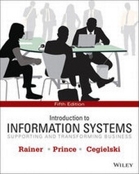Enlarge image Cover: Introduction to Information Systems 5e + Wileyplus Registration Card - Wiley