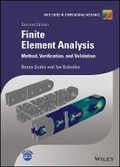Cover: Finite Element Analysis - Method, Verification and Validation, Second Edition - Wiley