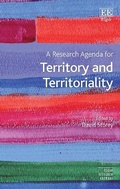Cover: A Research Agenda for Territory and Territoriality - Edward Elgar Publishing