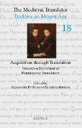 Cover: Acquisition Through Translation - Brepols N.V.