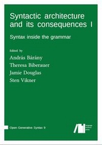 Enlarge image Cover: Syntactic architecture and its consequences I - Freie Universität Berlin Universitätsbibliothek