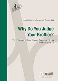 Enlarge image Cover: Why Do You Judge Your Brother? - Pontificio Istituto Biblico