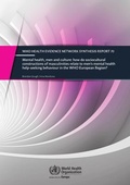 Cover: Mental health, men and culture - WHO Regional Office for Europe