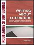 Cover: Writing About Literature - Routledge