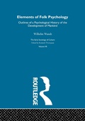 Cover: Elements of Folk Psychology V7 - Routledge