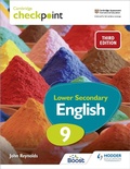 Cover: Cambridge Checkpoint Lower Secondary English Student's Book 9 Third Edition - Hodder Education