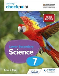 Enlarge image Cover: Cambridge Checkpoint Lower Secondary Science Student's Book 7 - Hodder Education