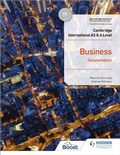Cover: Cambridge International AS & A Level Business Second Edition - Hodder Education
