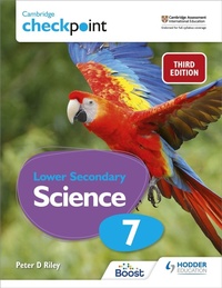 Enlarge image Cover: Cambridge Checkpoint Lower Secondary Science Student's Book 7 - Hodder Education