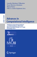 Cover: Advances in Computational Intelligence - Springer