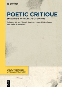 Abbildung von: Poetic Critique - De Gruyter