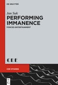 Cover: Performing Immanence - De Gruyter