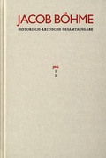 Cover: Jacob B&ouml;hme: Historisch-kritische Gesamtausgabe / Abteilung I: Schriften. Band 5: >Ein gr&uuml;ndlicher Bericht von dem irdischen Mysterio und dann von dem himmlischen Mysterio< (1620) - frommann-holzboog