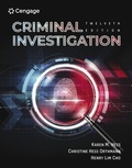 Cover: Criminal Investigation - Delmar Cengage Learning