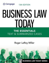 Abbildung von: Business Law Today - The Essentials - South-Western College Publishing