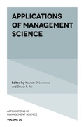 Cover: Applications of Management Science - Emerald Publishing Limited