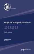 Abbildung von: Global Legal Insights 2020 - Global Legal Group Ltd
