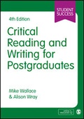 Cover: Critical Reading and Writing for Postgraduates - SAGE Publications Ltd