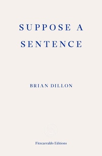 Enlarge image Cover: Suppose a Sentence - Fitzcarraldo Editions