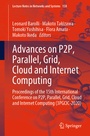 Cover: Advances on P2P, Parallel, Grid, Cloud and Internet Computing - Springer