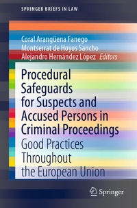 Abbildung von: Procedural Safeguards for Suspects and Accused Persons in Criminal Proceedings - Springer