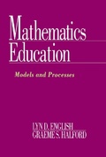 Cover: Mathematics Education - Routledge
