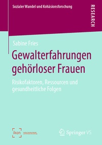 Abbildung von: Gewalterfahrungen gehörloser Frauen - Springer VS