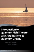 Cover: Introduction to Quantum Field Theory with Applications to Quantum Gravity - Oxford University Press