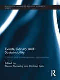 Cover: Events, Society and Sustainability - Routledge