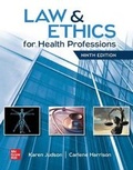 Cover: Loose Leaf for Law & Ethics for the Health Professions - McGraw-Hill Education