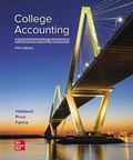Cover: Loose Leaf for College Accounting (a Contemporary Approach) - McGraw-Hill Education