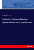 Cover: Recollections of a Highland Subaltern - Hansebooks