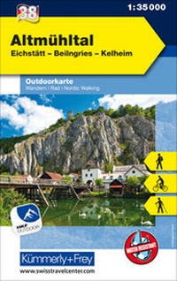 Abbildung von: Altmühltal Nr. 38 Outdoorkarte Deutschland 1:35 000 - Kümmerly+Frey
