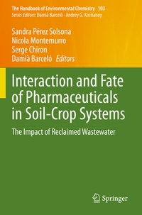 Abbildung von: Interaction and Fate of Pharmaceuticals in Soil-Crop Systems - Springer