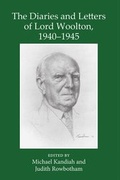Cover: The Diaries and Letters of Lord Woolton 1940-1945 - Oxford University Press