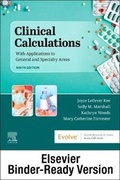 Cover: Clinical Calculations - Binder Ready - Elsevier