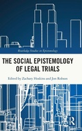 Cover: The Social Epistemology of Legal Trials - Routledge