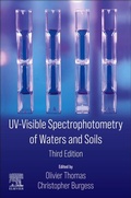 Cover: UV-Visible Spectrophotometry of Waters and Soils - Elsevier