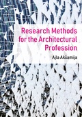 Cover: Research Methods for the Architectural Profession - Routledge