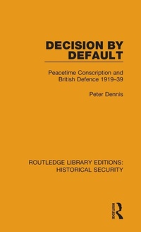 Enlarge image Cover: Decision by Default - Routledge