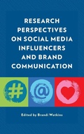 Cover: Research Perspectives on Social Media Influencers and Brand Communication - Lexington Books