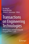 Cover: Transactions on Engineering Technologies - Springer