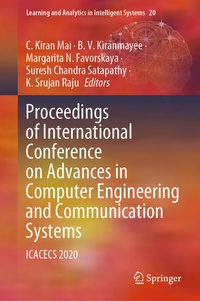 Enlarge image Cover: Proceedings of International Conference on Advances in Computer Engineering and Communication Systems - Springer