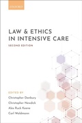 Cover: Law and Ethics in Intensive Care - OUP eBook