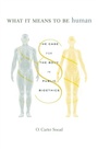 Cover: What It Means to Be Human - Harvard University Press